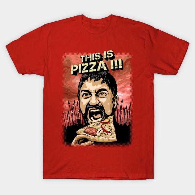 THIS IS PIZZA T-Shirt by ADAMLAWLESS